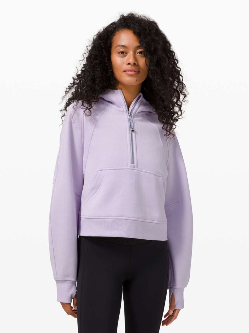 Lululemon Scuba Oversized Half Zip Hoodie Lavender Dew XL/XXL